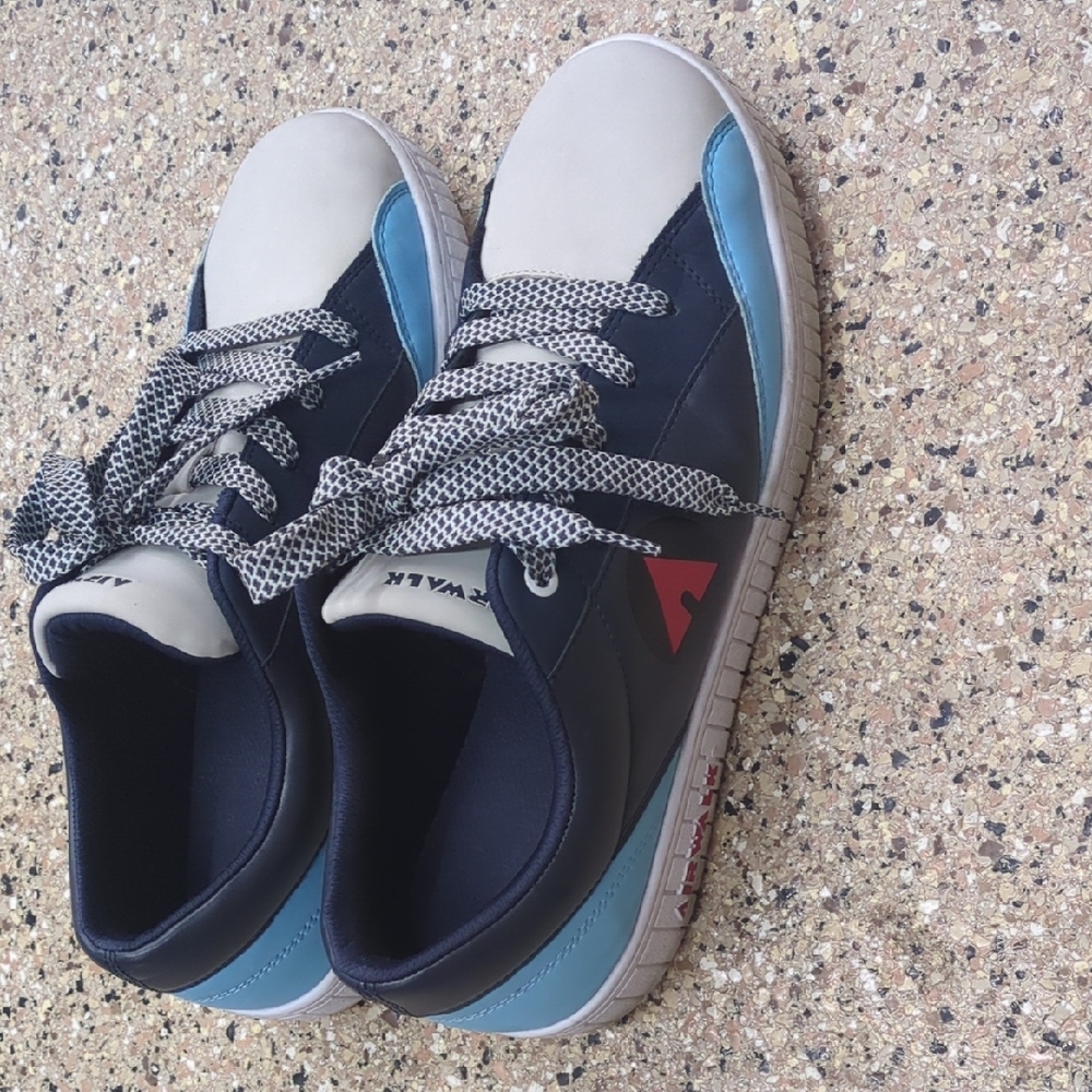 Airwalk Navy and Blue Sneakers with Red Detail